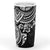 Fiji Polynesian Tumbler - White - Polynesian Turtle One Style Black - Polynesian Pride