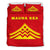 Hawaiian Mauna Kea Volcano Polynesian Bedding Set Red Red - Polynesian Pride