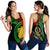 Vanuatu Heart Polynesian Women Racerback Tank Turtle Sand Drawings LT13 - Polynesian Pride