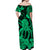 Polynesian Tribal Octopus Matching Dress and Hawaiian Shirt Green LT13 - Polynesian Pride