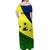 Malampa Province Off Shoulder Long Dress Vanuatu Pattern LT13 - Polynesian Pride