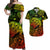 Hawaii Turtle Polynesian Matching Dress and Hawaiian Shirt Matching Couples Outfit Plumeria Flower Unique Style Reggae LT8 Reggae - Polynesian Pride