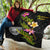 American Samoa Polynesian Quilt - Plumeria Tribal - Polynesian Pride