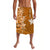 Custom Polynesian Lavalava Gold Sea Turtle Honu and Map LT13 Gold - Polynesian Pride