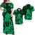 Polynesian Tribal Octopus Matching Dress and Hawaiian Shirt Green LT13 Green - Polynesian Pride