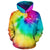 Hawaiian Map Hoodie Tie Dye - Polynesian Pride