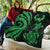 Pohnpei Premium Quilt - Green Tentacle Turtle - Polynesian Pride