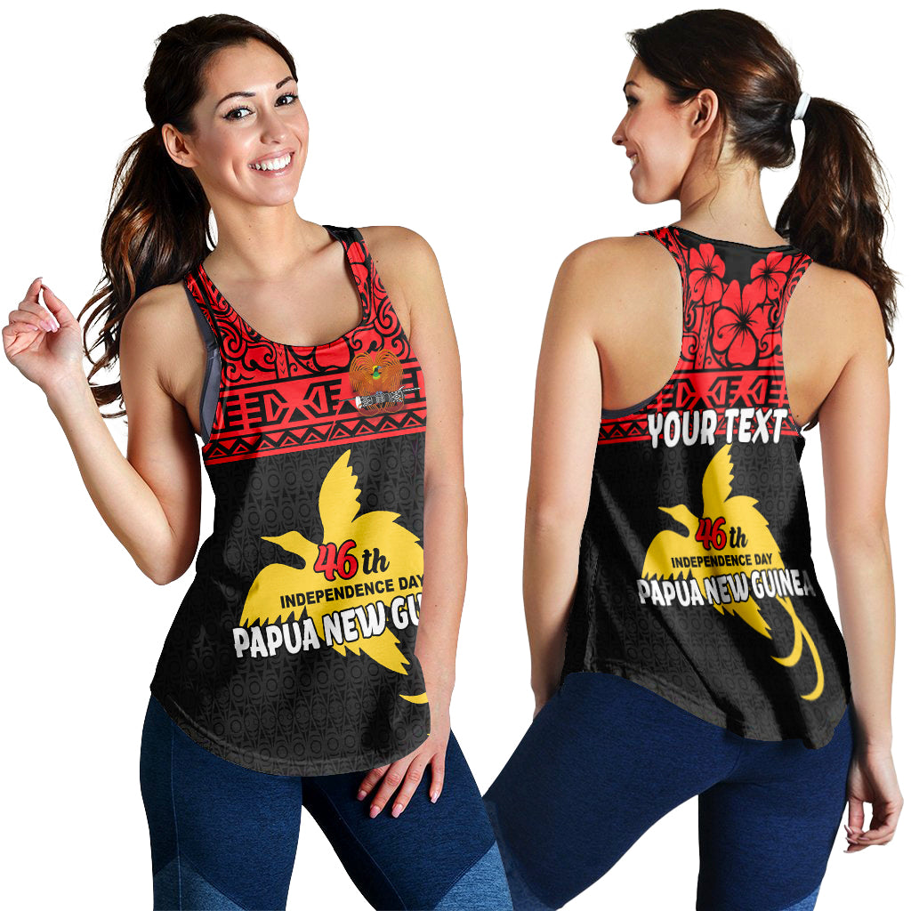 (Custom Personalised) Papua New Guinea Independence Day Women Tank Top - LT12 Red - Polynesian Pride