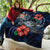 Fiji Polynesian Premium Quilt - Blue Turtle Hibiscus - Polynesian Pride