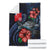 Wallis and Futuna Polynesian Premium Blanket - Blue Turtle Hibiscus - Polynesian Pride