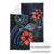 Pohnpei Polynesian Premium Blanket - Blue Turtle Hibiscus - Polynesian Pride