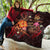 New Caledonia Polynesian Premium Quilt - Legend of New Caledonia (Red) - Polynesian Pride