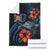 Fiji Polynesian Premium Blanket - Blue Turtle Hibiscus - Polynesian Pride