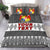 (Custom Personalised) Tonga Bedding Set Tongan Pattern Gray LT13 Gray - Polynesian Pride