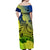 Vanuatu Darvall Wilkins Off Shoulder Long Dress Proud of Malampa LT13 - Polynesian Pride