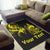 (Custom Personalised) New Caledonia Area Rug Emblem Nautilus Shell Version Yellow LT13 - Polynesian Pride