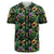 Hawaii Hibiscus And Plumeria Green Baseball Jersey Black - Polynesian Pride