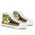 Tuvalu High Top Shoes - Polynesian Gold Patterns Collection - Polynesian Pride