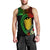 Vanuatu Heart Polynesian Men Tank Top Turtle Sand Drawings LT13 - Polynesian Pride