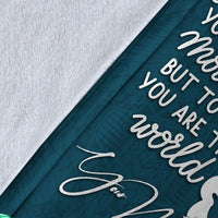 (Custom Personalised) Kiribati Mothers Day With Green Turtle Blanket - LT12 - Polynesian Pride