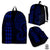 Hawaii Coat Of Arms Tribal Backpack - Blue Black - Polynesian Pride