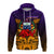 Custom Samoa Hoodie Hibiscus With Tribal LT12 - Polynesian Pride