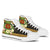 Papua New Guinea High Top Shoes - Polynesian Gold Patterns Collection - Polynesian Pride