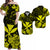 Hawaii Matching Dress and Hawaiian Shirt Polynesia Yellow Kanaka Maoli LT13 Yellow - Polynesian Pride