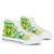 Hawaii Polynesian High Top Shoe - Hawaiian Pattern With Seal - Polynesian Pride