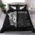 New Zealand Rugby Bedding Set Haka All Black mix Ta Moko Version 02 LT13 Black - Polynesian Pride