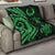 Pohnpei Premium Quilt - Green Tentacle Turtle - Polynesian Pride