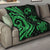 Tonga Polynesian Premium Quilt - Green Tentacle Turtle - Polynesian Pride