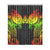 Turtle Window Curtain Reggage Polynesian (Two Pieces) One Size 52"x120"(Two Piece) Black - Polynesian Pride