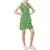 Polynesia Sleeveless V Neck Dress - Green Style - Polynesian Pride