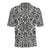 Polynesian Tribal Polo Shirt Black White - Polynesian Pride