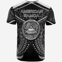 American Samoa T Shirt American Samoan Seal With White Line Style - Polynesian Pride