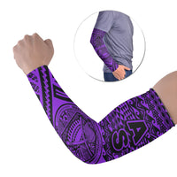 American Samoa Arm Sleeve - Polynesian Style (Set of Two) Set of 2 Purple - Polynesian Pride