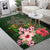 Hawaii Turtle Tropical Flower Area Rug - Deni Style - AH - Polynesian Pride