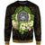 American Samoa Sweatshirt - Polynesian Gold Patterns Collection Unisex Black - Polynesian Pride