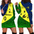 Malampa Province Hoodie Dress Vanuatu Pattern LT13 Yellow - Polynesian Pride