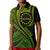 Custom Aitutaki Cook Islands Polo Shirt Green Polynesian Wave Style LT9 Kid Green - Polynesian Pride