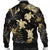 Hawaiian - Golden Tropical Turtle Bomber Jacket AH - Polynesian Pride