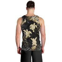 Hawaiian - Golden Tropical Turtle Tank Top AH - Polynesian Pride