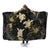 Hawaiian - Golden Tropical Turtle Hooded Blanket AH Hooded Blanket White - Polynesian Pride