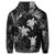 Hawaiian Silver Tropical Turtle Hoodie - Polynesian Pride