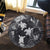 Hawaiian - Silver Tropical Turtle Round Carpet AH - Polynesian Pride