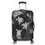 Hawaiian - Silver Tropical Turtle Luggage Covers AH Black - Polynesian Pride