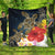 Hawaiian - Hawaii Honu Hibiscus Galaxy Premium Quilts - AH Black - Polynesian Pride