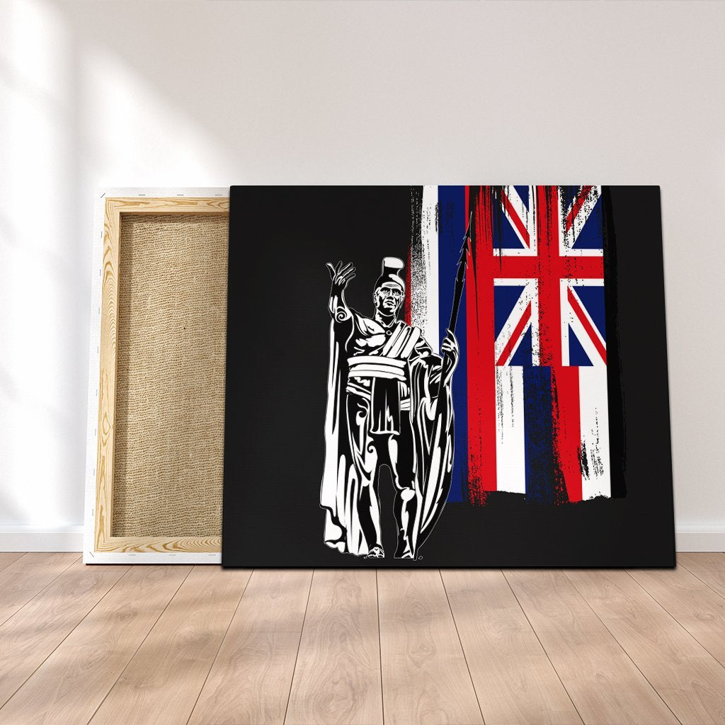 Hawaiian - Hawaii King Flag Canvas - AH Canvas Poly-cotton - Polynesian Pride