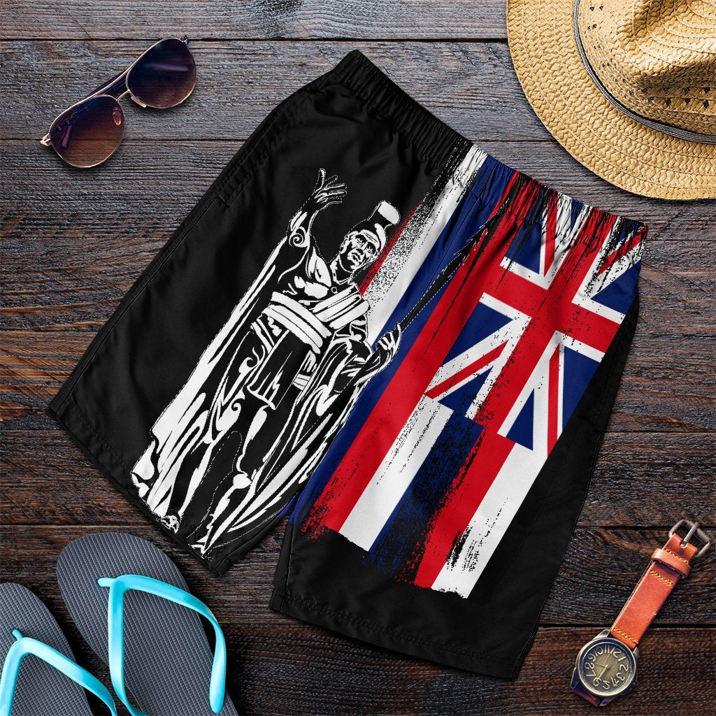 Hawaiian - Hawaii King Flag Men's Shorts - AH Art - Polynesian Pride